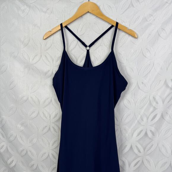 Outdoor Voices The Exercise Navy Built-in Shorts Sporty Golf Tennis Dress Size L - Picture 12 of 13